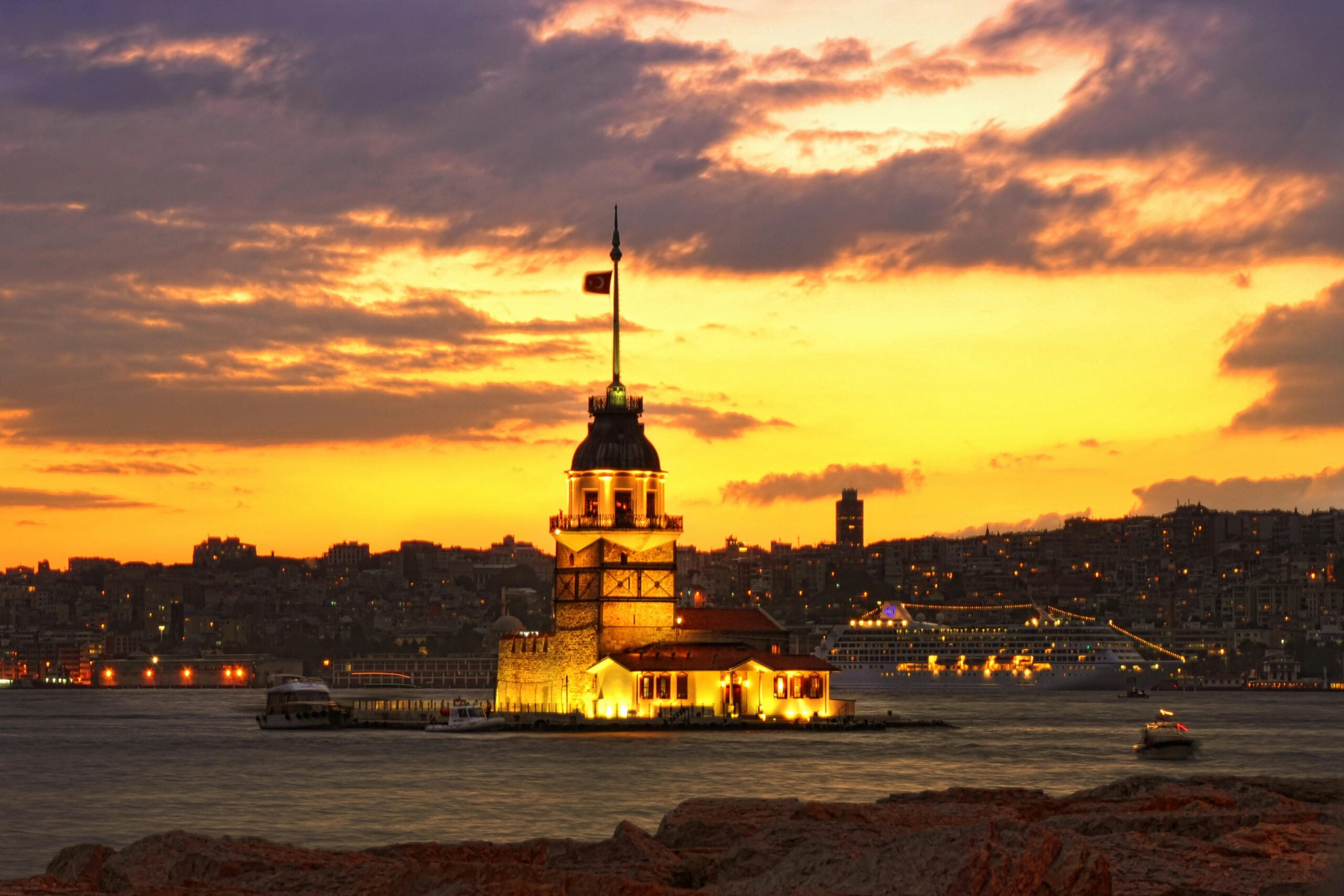 Sunset on the Bosphorus